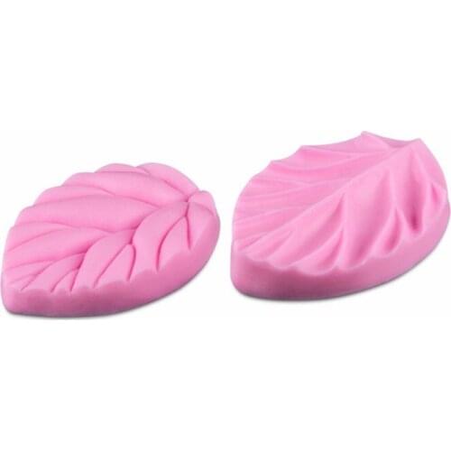 Leaves Embossed Fondant Cake Silicone Mold Cooking Chocolate Mould Clay Soap Molds Biscuits Cupcake Wedding Decorating Tools New