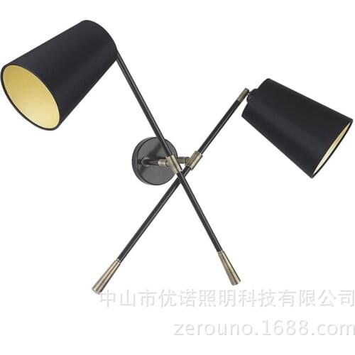 Modern Retro Wall Lamp Vintage Loft Wall Light E27 Edison Bulb Plated Iron Retro Industrial Home Lighting Bedside Lamp