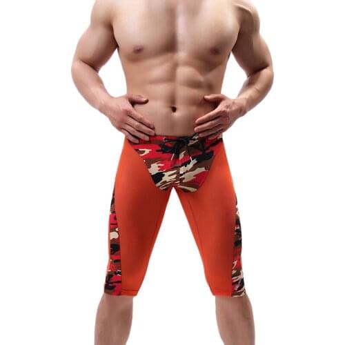 Gym Bodybuilding Pants Mens Fitness Mesh Shorts Yoga Capris See Through Jammer Swimsuit Beachwear Sexy