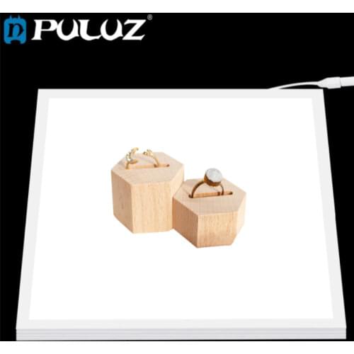 PULUZ Mini 22.5 LED Photography Shadowless Bottom Light Lamp Panel Pad Photo Studio Softbox Bottom Light for 20cm lightboxs