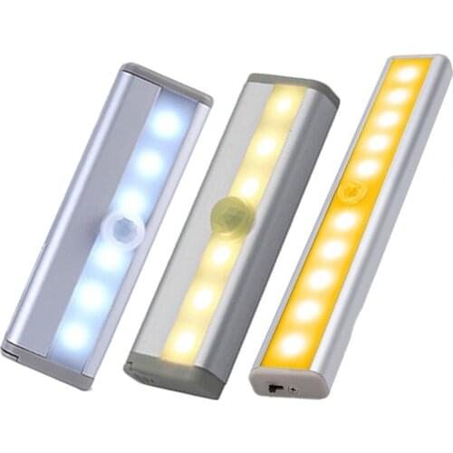 USB Motion Sensor Light Stick-Anywhere Night Safe Light Bar LED Night Light