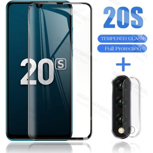 2in1 camera tempered glass for huawei honor 20s 20 s s20 protective glass honor20s mar-lx1h yal-al51 yal-tl51 phone screen film