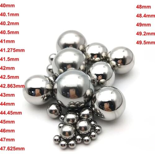 1pcs 40/40.1/40.2/40.5/41/41.275/41.5/42/42.5/42.863-49.5mm High Precision Bearing Balls GCR15 Bearing Steel Smooth Solid Ball