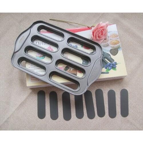 1PC 8 cups even die strip bottom cake baking tools DIY Pastry Tools Baking Mold Inserts Used In Oven Egg Tart Mold JC 0529