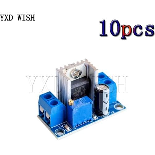 10PCS LM317 Adjustable Voltage Regulator Power Supply DC-DC Converter Buck Step Down Circuit Board Module Linear Regulator