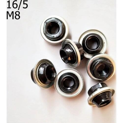 2 PC M8 Bike Bicycle Front Axle Gear Axle Rear Hub Cone Nuts Screws Iron High Quality Durable Cycling Accessories