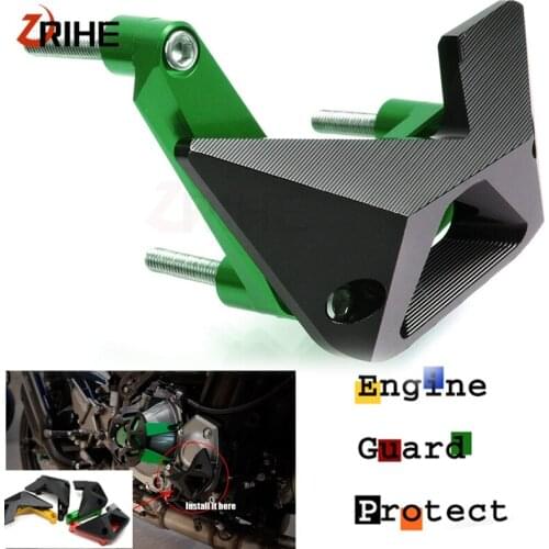 For Kawasaki Z900 Z1000 2010-2017 Motorcycle Engine Side Protector Cover Motorbike Accessorie Engine Guard Protect CNC Aluminum