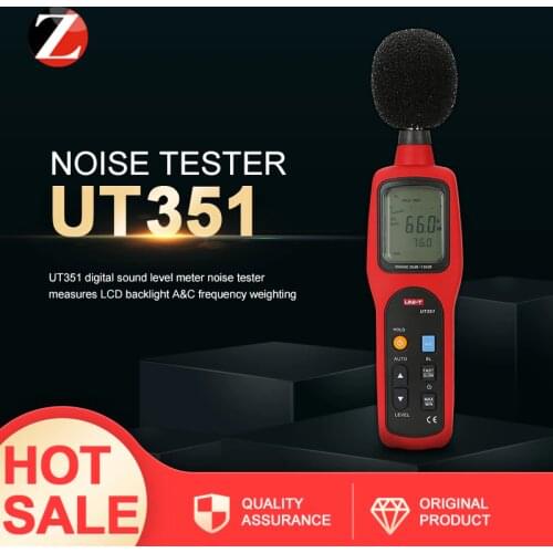 Digital Sound Level Meter Noise Tester UNI-T UT351Measuring LCD Backlight A&C Frequency up to 130dB test