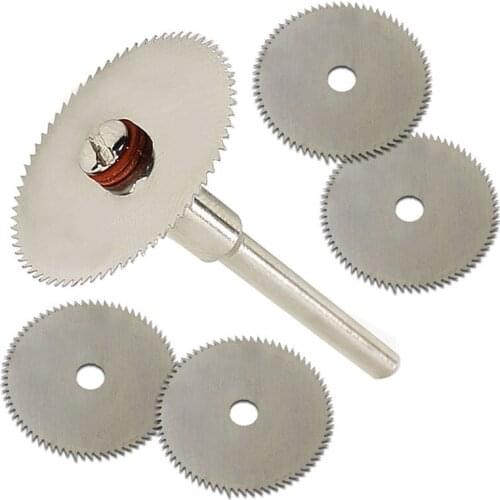 5 x 22 MM Wood Cutting Disc Dremel Rotary Tool Blade For Woodworking Off Accessories