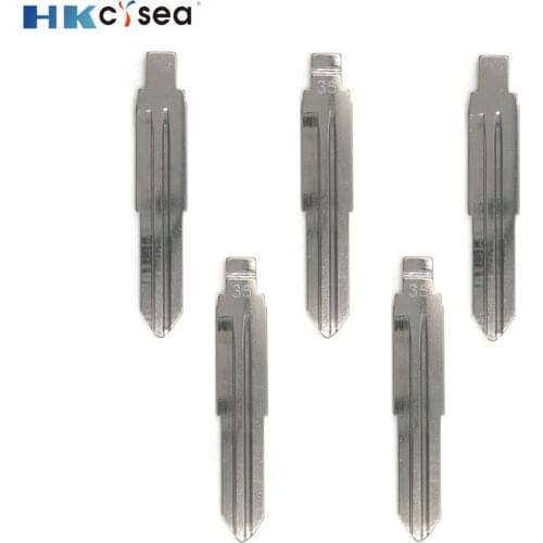 HKCYSEA KD#35 KD Remote Uncut Blank Metal Blade Type #35 for Suzuki Alto Car Key Blade Replacement