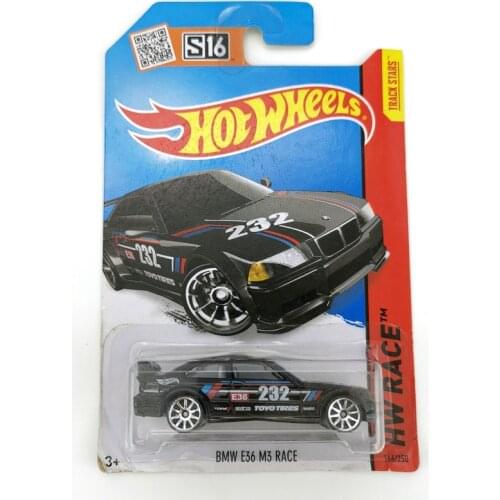 Hot Wheels Cars 1/64 BMW E36 M3 RACE Metal Diecast Collection Model Car Kids Toys