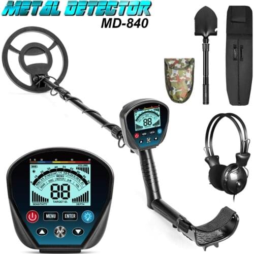 Metal detector Gold Digger Treasure Hunter Professional Pinpointer Underground Gold Detector Underwater MD840 Waterproof