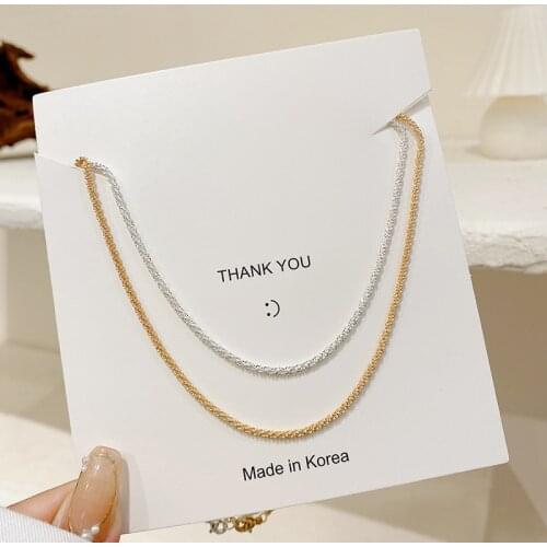 Minar Minimalist Gold Silver Color Shiny Starburst Fishbone Chokers Necklace for Women Girls Fashion Accessories Hot Sale 2021