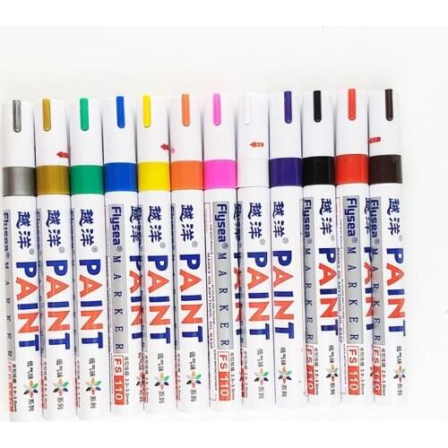 Multi-colored Waterproof Car Tyre Tire Tread Pen Waterproof Car Tyre Tire Pen Graffti Oily Marker Macador Caneta Stationery