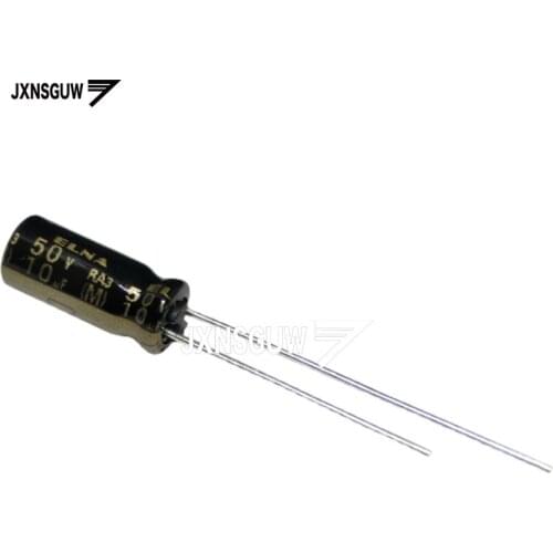 20PCS Original ELNA RA3 50V10UF 5X11MM audio Aluminum electrolytic capacitor 10uF/50V 85 degrees elna Capacitor 50v 10uF