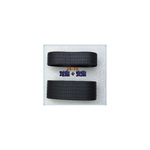 Original 2 Pieces a set Lens Zoom + Focus Grip Rubber Ring For Nikon NIKKOR 24-70MM 24-70 1:2.8 G f/2.8G ED