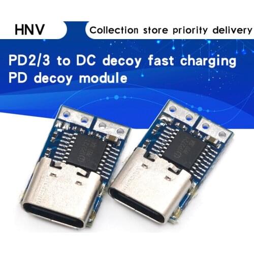PD decoy module PD23.0 to DC DC trigger extension cable QC4 charger 9V 12V 15V 20V