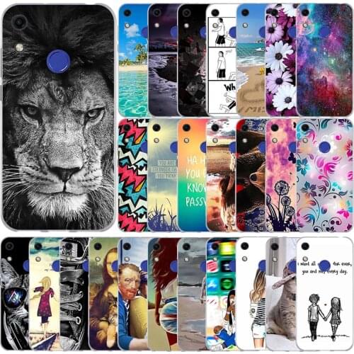 Soft case Honor 8A Case For huawei honor 8A Case Silicone TPU Cute Back Cover Phone Case On Huawei Honor 8A JAT-LX1 8 A Honor8A
