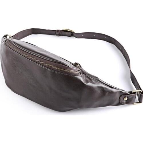 2021 fashion mens chest bag PU Leather Casual Crossbody Bag male breast bag printing shoulder Pack luxury design Waist bags