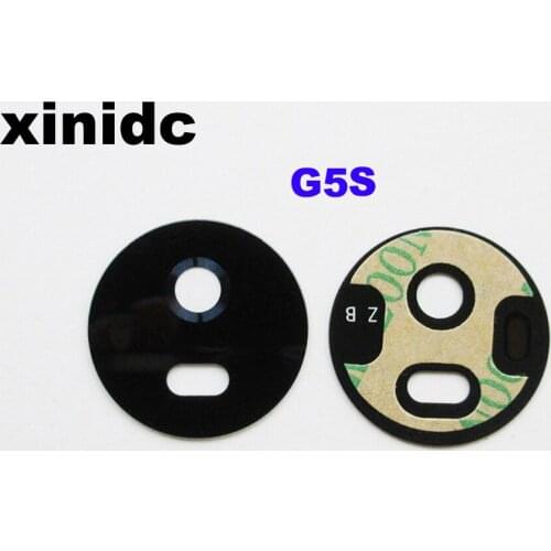 Xinidc 50pcs For Motorola Moto G5S Back Rear Camera Glass Lens with Adhesive Sticker Free Shipping