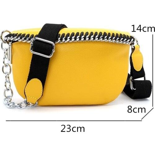Ladies Messenger Bag Fashion Genuine Leather Women Handbags Womens Bag Designer Chain Female Shoulder Bags Brand Cowhide