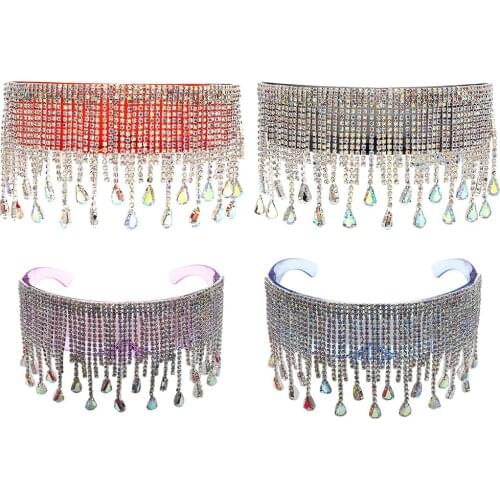 Oversized Sunglasses Women Crystal Rhinestone Sunglasses Eye Glasses