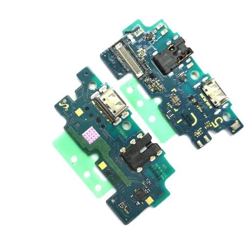 1Pcs Original Charging Port Connector Dock Sensor Menu Button Flex Cable Replacement For Samsung Galaxy A50/A505