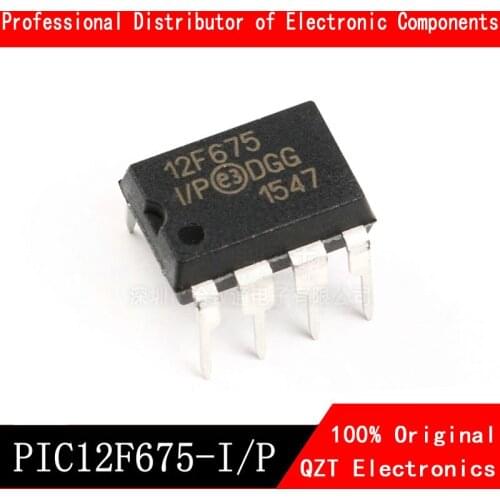 5pcs/lot PIC12F675-I/P 12F675 PIC12F675 PIC12F629-I/P PIC12F629 12F629 DIP-8 new and original IC