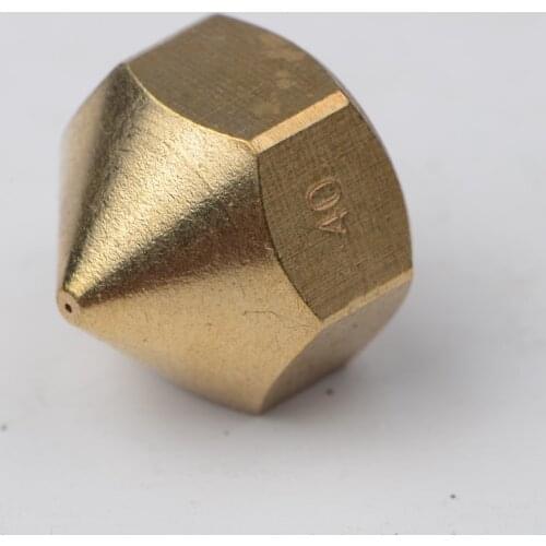 3D printer accessories Reprap Budasch nozzle 1.1 Nozzle M10*1.5 Screw thread 0.3mm 0.4mm 0.5mm 0.6mm Brass Copper Print Head