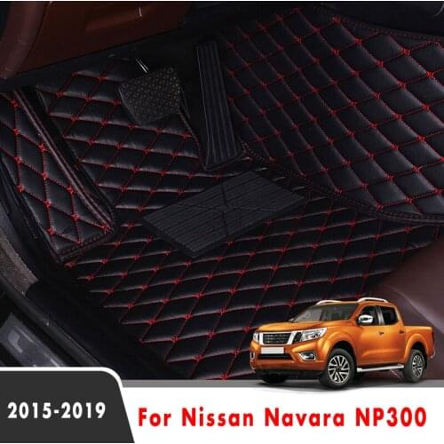 Car Floor Mats For Nissan Navara NP300 2019 2018 2017 2016 2015 Auto Accessories Waterproof Protect Custom Decoration Carpets