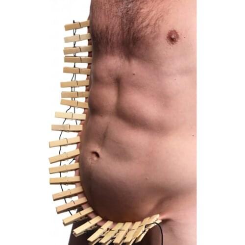 BEEGER Firecracker Clothespin Body Zipper,sex toy for couple