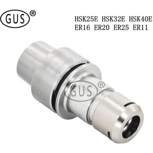 Free shipping stainless steel HSK-E25 HSK-E32 HSK-E40 HSK25E HSK32E HSK40E-ER16 ER20 ER25 ER11 CNC milling chuck holder/handle
