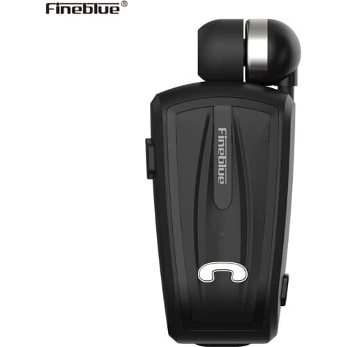 Fineblue F-V6 Mini Wireless Bluetooth Headset Stereo Bluetooth Clip Earphones For IOS Android Phone Noise Canceling Headphones