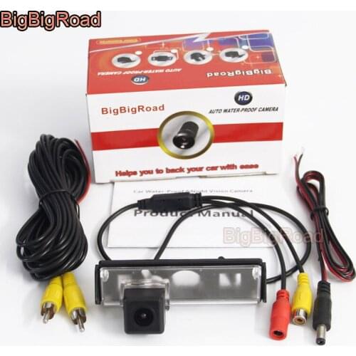 BigBigRoad For Mitsubishi Pajero Sport Montero Grandis Challenger Nativa Car HD Rear View Parking Camera Auto Backup Monitor