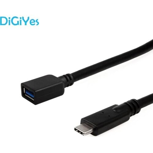 DiGiYes USB 3.1 TypeC to USB 3.0 Type A Female Cable 30CM/1Ft Data Sync Charging Cord Fit for ChromeBook Pixel/Nexus