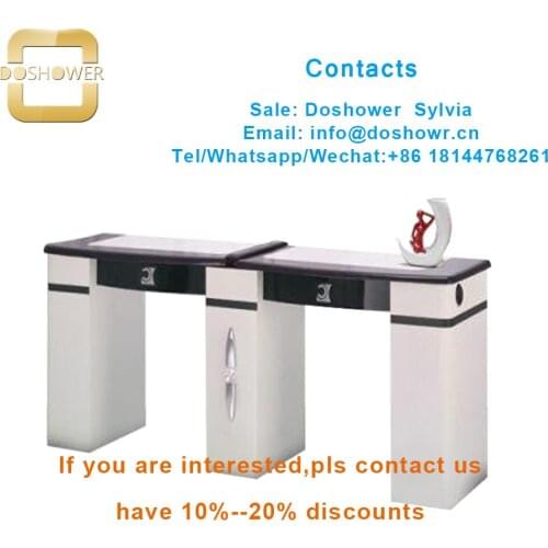 Doshower DS-W18127 nail tables pedicure with manicure table vacuum and nail salon furniture for manicure salon table supplies