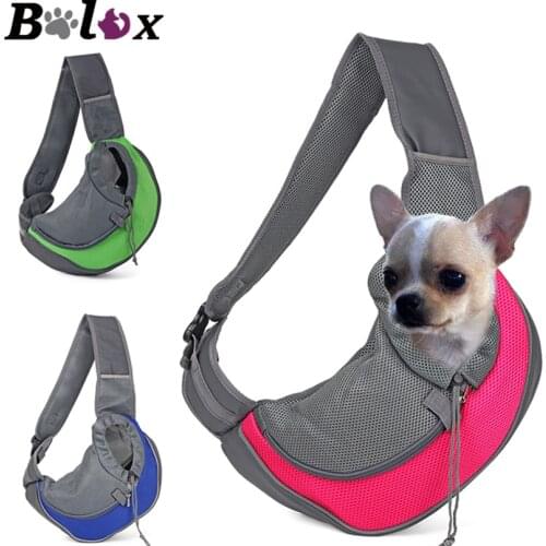Breathable Dog Front Carrying Bags Mesh Comfortable Travel Tote Shoulder Bag for Puppy Cat Small Pets Slings Backpack Carriers