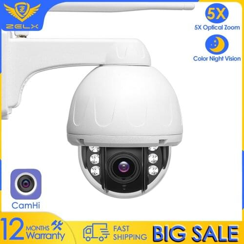 Camhi Security IP Camera WiFi 5MP Video Surveillance CCTV Camera 2MP Smart home Motion Detection Two Way Audio Metal Waterproof