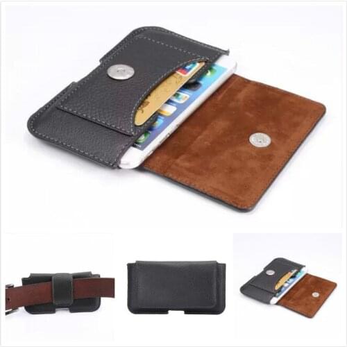 Belt Holster Clip Leather Protective Case For iphone 5 5s case 4 4s Cover With ID Card Phone Bag