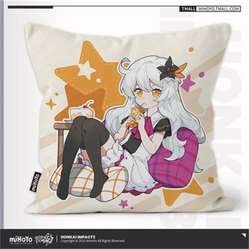 Anime Game Honkai Impact 3 COSPLAY Queen Series Square Plush Pillow Children Christmas Halloween Birthday Gift