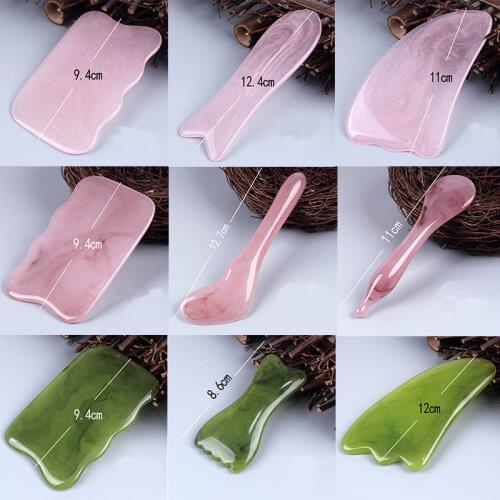 Resin Guasha Massage Board Gua Sha Scraper Facial Massage Beauty For Face Neck Skin Lifting Wrinkle Remover Beauty Care