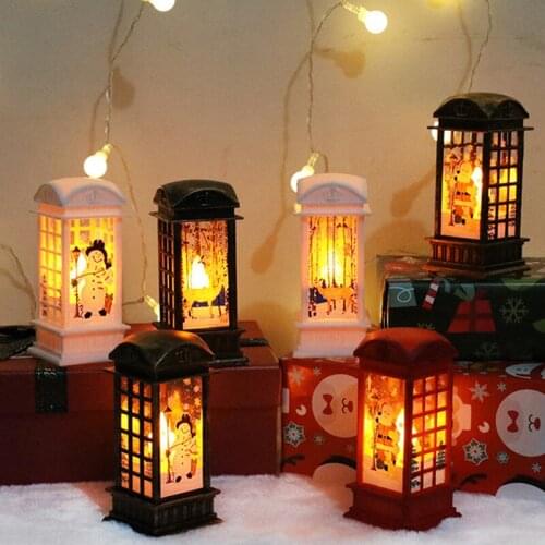 Christmas Lantern Light Merry Christmas Decorations for Home 2021 Navidad Christmas Tree Ornaments Xmas Gifts New Year 2022
