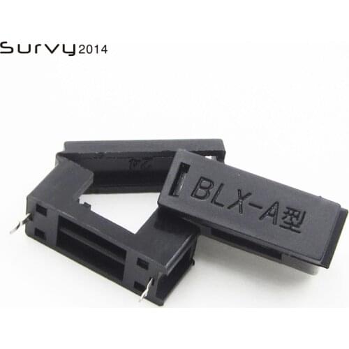 10PCS PCB 5*20mm Mount BLX-A type FUSE HOLDER 5MM X 20MM 15A/125V SOLDER HOLDERS Insurance header Fuse 5x20 mm