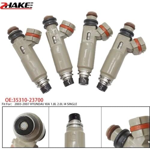 4PCS Fuel Injector 35310-23700 High Performance Manufacturing Injector OEM 3531023700 For Korean Car