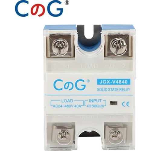 CG SSR-10VA 25VA 40VA SSR Single Phase Voltage Regulator Relay Heat Sink 10A 25A 40A VA Solid State Relay