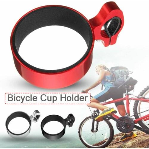 Motorcycle Bicycle Bike Water Cup Holder Coffee Drinks Bottle Handlebar Stent