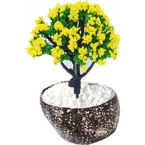 Artificial Cherry Tree Plants Bushes Bonsai Small Tree Simulation Pot Plants Fake Flowers Table Potted Ornaments Home Decoration