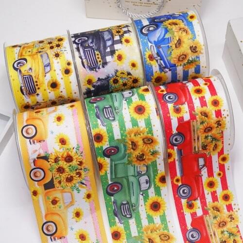Cartoon Printed Grosgrain Ribbons For Hair Bows Craft Suppliers 57434