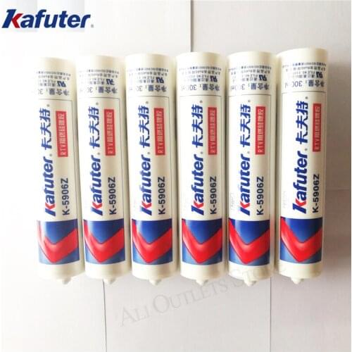 Kraft K-5906Z 300g RTV white paste flame-retardant silicone rubber organic sealant Solar Panel Silicone Rubber Adhesive Sealant