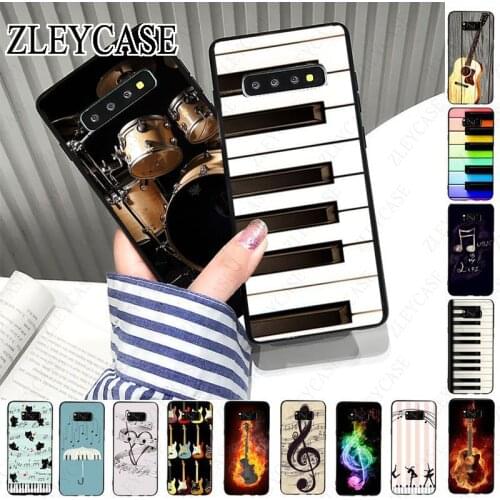 Drum piano guitar music note Soft Phone Case For samsung galaxy s10plus s10e s10lite s9 s8plus s20 plus s7 s6edge s20ultra case